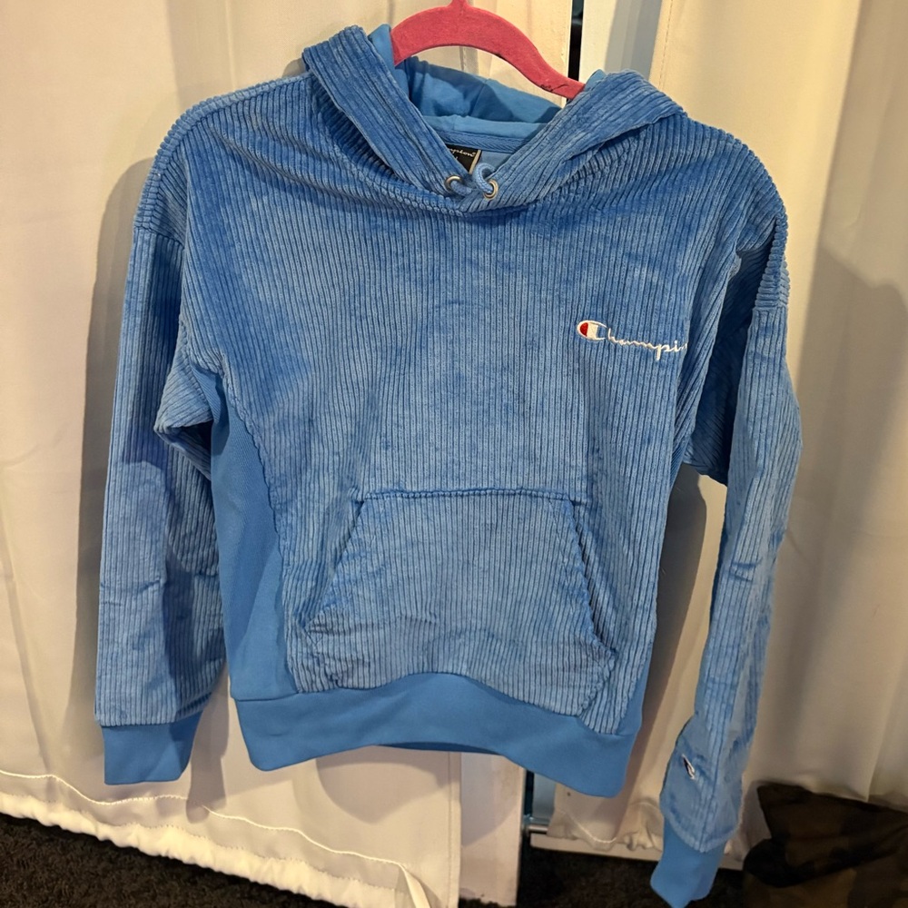 Champion Blue Sweatshirt Casual Hoodie